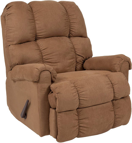 Flash Furniture Sierra Camel Microfiber Rocker Recliner